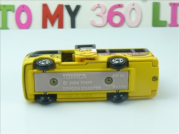 TOMICA NO.118 TOYOTA COASTER KINDERGARTEN BUS 1/65  