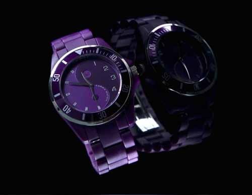 KARMA [By A. Baldieri] Trendy Fashion Watch 43mm Purple;  