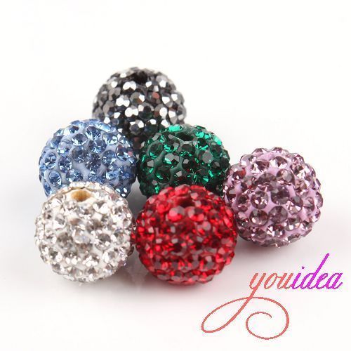 Level A Rheinstein Ball Beads Fit Bracelet  