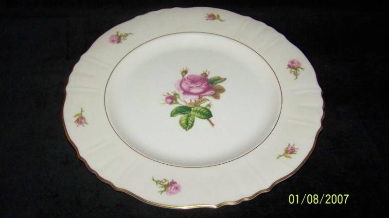 Syracuse China Federal Shape Victoria Pat 10 1/2 Plate  