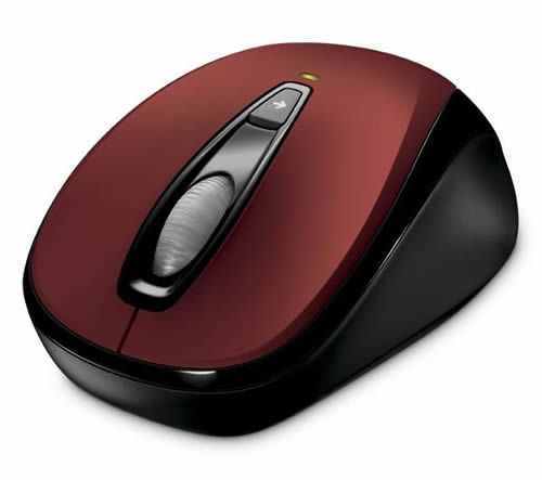   3000 WIRELESS NOTEBOOK MOUSE 6BA 00024 RED 882224750134  