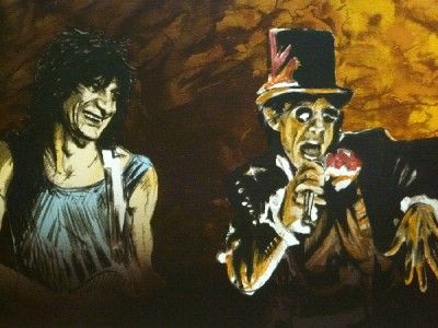 RONNIE WOOD Voodoo Lounge4(II) ORIG.SCREENPRINT S/N  