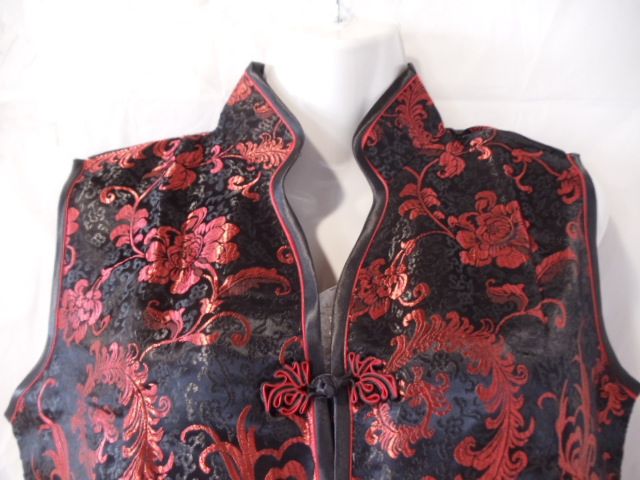 Jin Yue Fushi Chinese Black and Red Dress 40B 40W  