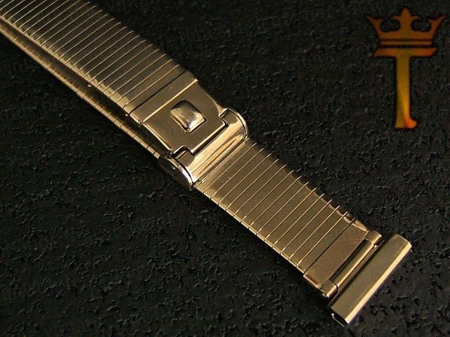 NOS 5/8 Forstner USA 12K gold filled Deluxe 1940s Vintage Watch Band 