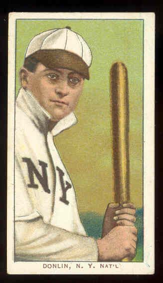 1909 T206, Mike Donlin with Bat, EX Mint, Piedmont 350  