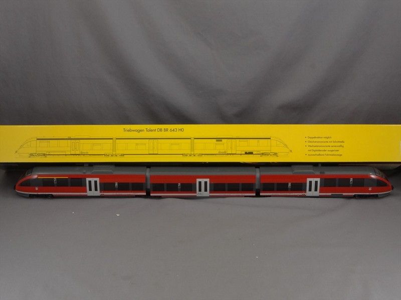 DTD   HO SCALE   BRAWA 0712 RAILWAY TALENT DB BR 643 DIESEL PASSENGER 