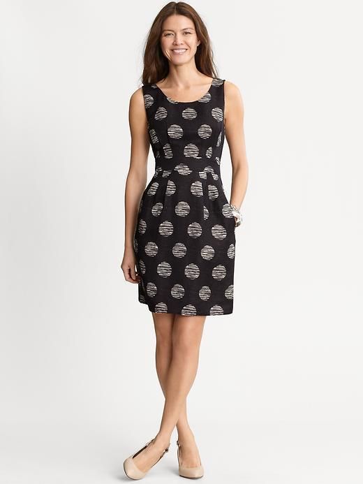 Banana Republic Large polka dot dress Size 0P, 2P,4P  