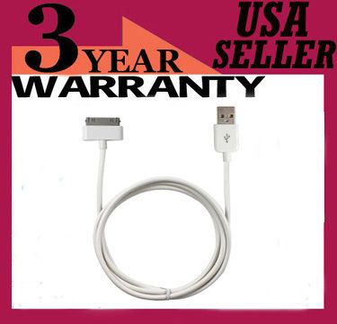 10FT LONG USB DATA CHARGER SYNC CABLE IPHONE 3G 4G IPOD  