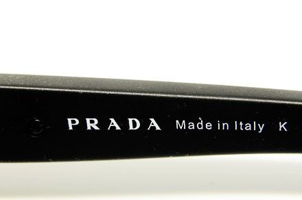 PRADA SPORT LAST SPS 10i 1BO 3O1 SUNGLASSES BLACK PLASTIC GREY LENS 