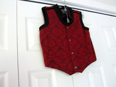 NORWEGIAN GREAT RED BUNAD VEST 10YR 140 NORWAY  