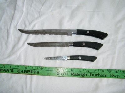 Vintage Carvel Hall Stainless Steel Kitchen Knives  