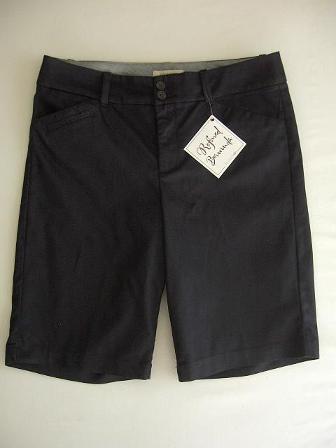 Dockers Womens Refined Bermuda Shorts 8 Navy Blue NEW 052178082890 