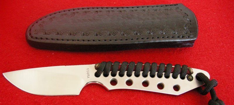 MICKEY YURCO CUSTOM HANDMADE FIXED BLADE KNIFE  