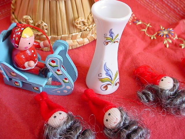 LOT of Scandinavian Norwegian Christmas Decor #1252  