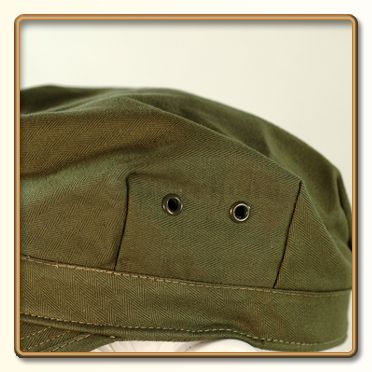 WW2 US Marine Corps Green HBT Utility Cap 61  