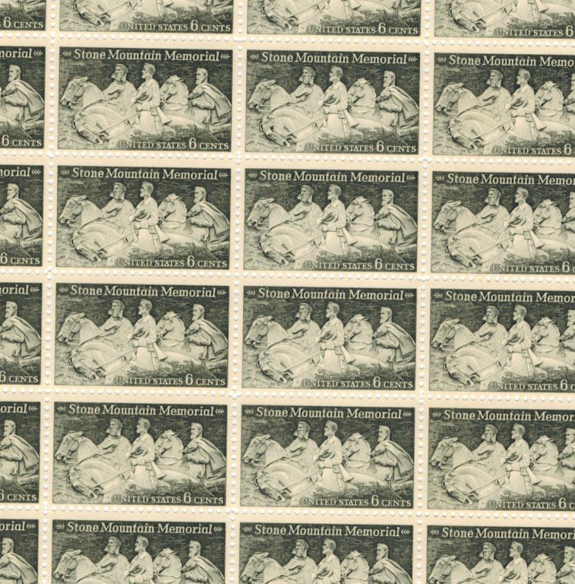 STONE MOUNTAIN #1408 Full mint Sheet of 50 MNH OG  