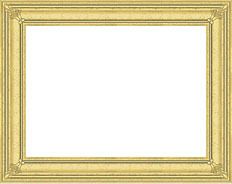 GOLD LEAF WOOD READY MADE FRAME FOR 16x20 CANVAS ART  