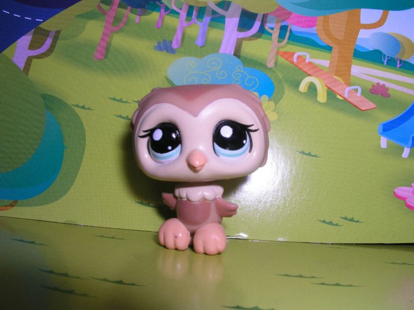 Littlest pet shop New tan/brown owl #1661  