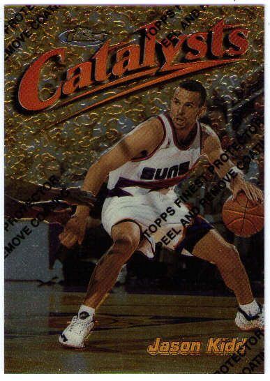 JASON KIDD 1997 98 Topps Finest Catalysts Chrome Card #171  