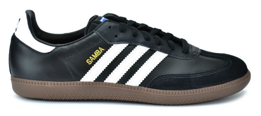 ADIDAS G17100 SAMBA ORIGINAL MENS BLACK / WHITE / GUM  