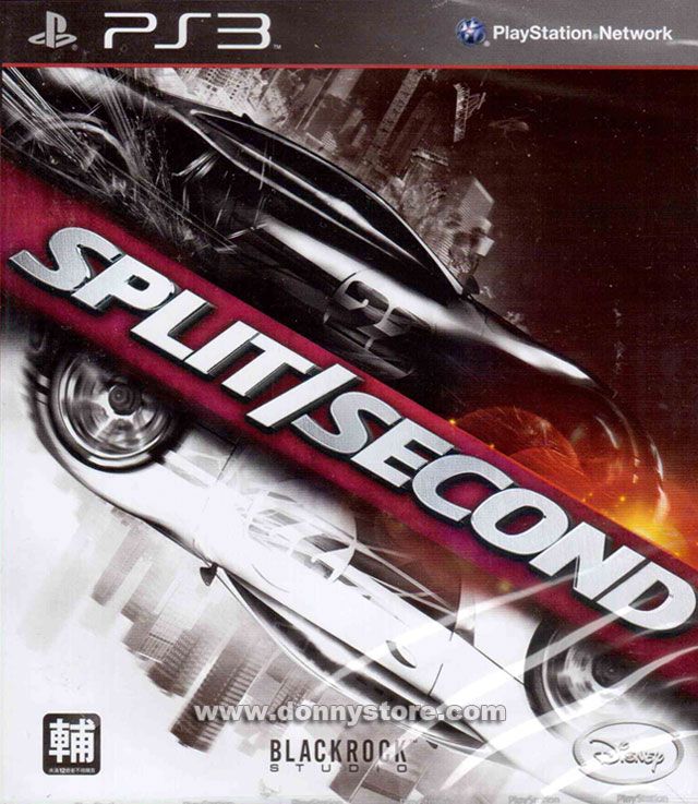 SPLIT SECOND PS3 GAME BRAND NEW & SEALED REGION FREE  