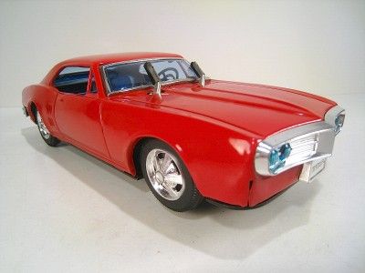 BANDAI Tin Batt/Op 1967 Pontiac Firebird Electric Headlights & Wipers 