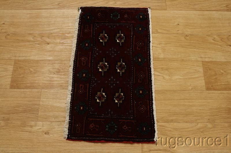 STUNNING 1X3 TURKOMAN PERSIAN ORIENTAL AREA RUG CARPET  