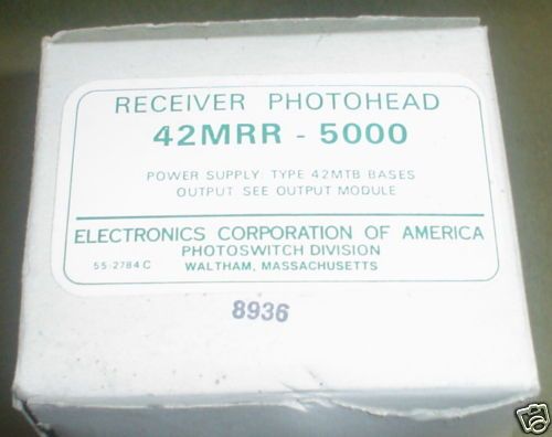 42MRR 5000 RECIEVER PHOTOHEAD   NIB   1 YEAR WARRANTY  