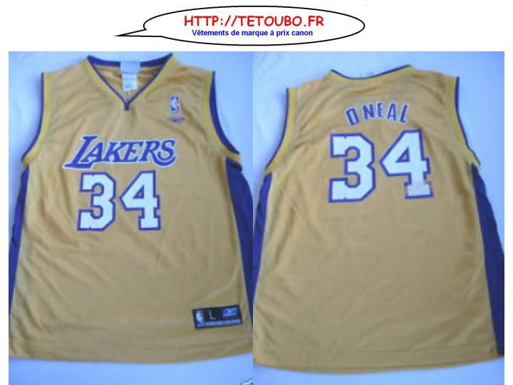 Maillot de basket NBA LA LAKERS N°34 ONEAL S   14A  