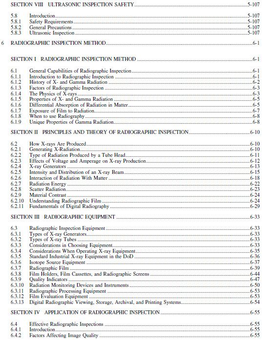 NONDESTRUCTIVE TEST NDT METHODS Technical Manual CD  