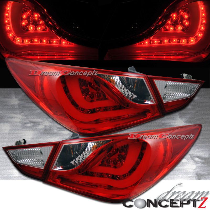   TAIL LIGHTS FOR SONATA MODELS 2010 2011 2012 4 DR SEDAN GLX SE  