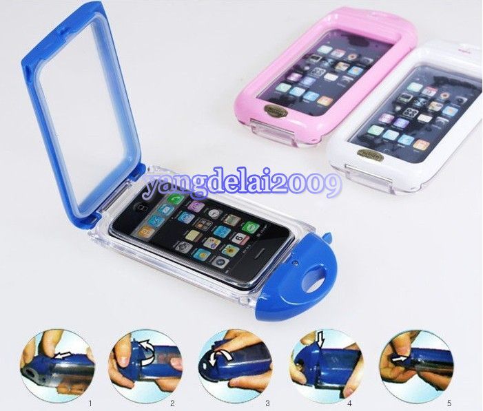 New WaterProof Pouch Case Bag for iPhone 4 Four Color  