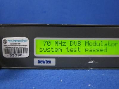 Newtec NTC/2077/Hx DVB Satellite Modulator opt 3359/AE  