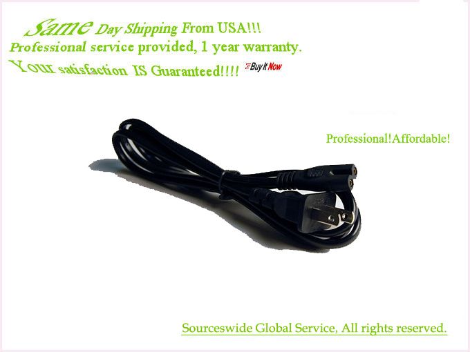 AC Power Cord Cable For HP DeskJet F2276 F2280 F2288 F2290 F4135 F4140 