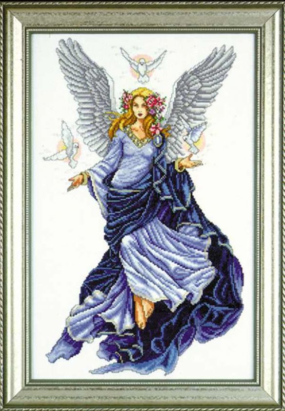   Stitch kit 12 x 18~ CELESTIAL ANGEL #2347 Sale 021465023472  