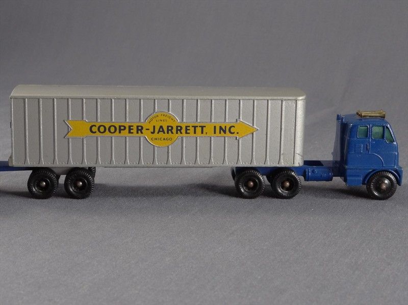 ORIGINAL VINTAGE MATCHBOX LESNEY M 9 INTER STATE DOUBLE FREIGHTER 