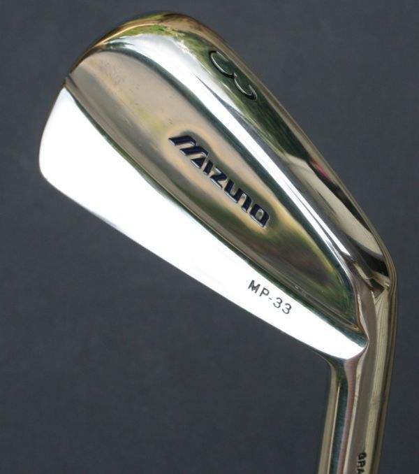 Mizuno MP 33 # 3 Iron Gold R300 Sensicore VGC 3  