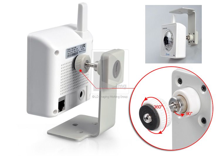 300000 CMOS TENViS INDOOR 21psc IR LED WIFI IP Camera Night Vision 