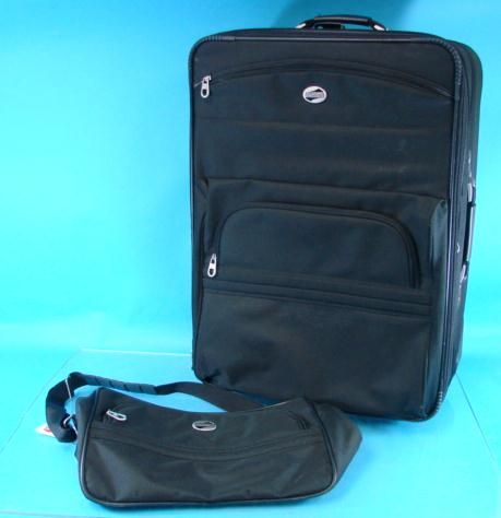 American Tourister 2 piece Luggage Set Roller Bag Handle Carry On 