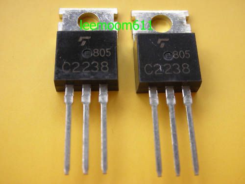 50, Toshiba 2SC2238 C2238 Power AMP Transistor TO 220  