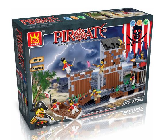 PIRATE series BUILDING BLOCKS 358 pcs  