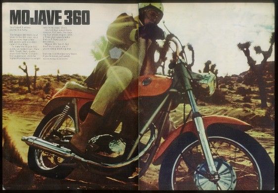 1968 Montgomery Ward Mojave 360 motorcycle photo ad #2  