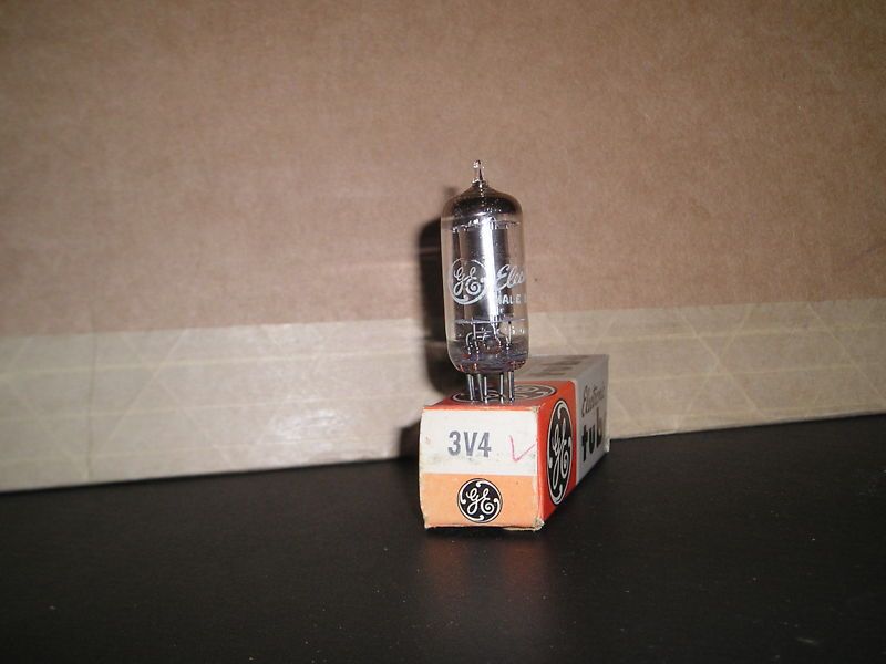 3V4 VINTAGE ELECTRONICS NOS NIB TUBES GE 3V4  