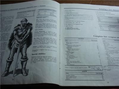 1983 SC Lot of 2 TSR DUNGEONS & DRAGONS Player Manual & Dungeon 