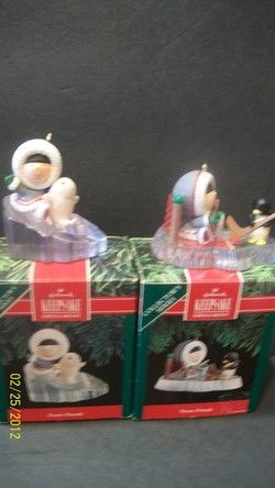 HALLMARK FROSTY FRIENDS 5,7,9 17, 19 23 IN BOXES 16 ORNAMENTS FROM 