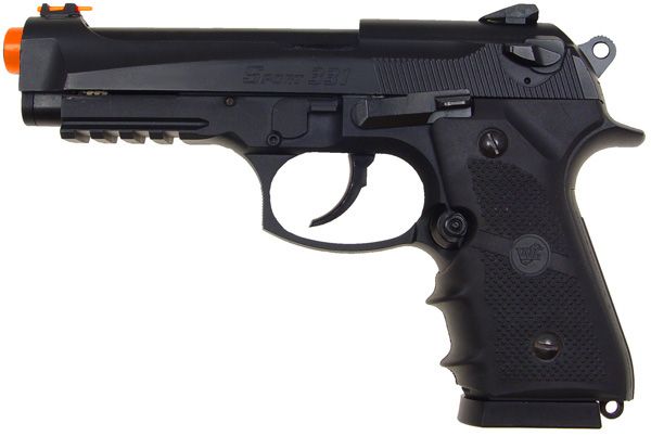 Win Gun WG Sport 331 M9 CO2 Blowback Pistol BLACK   460 FPS  