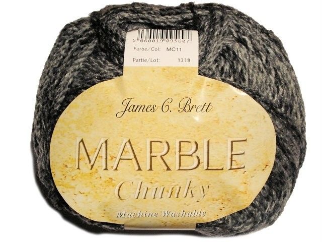 JAMES C BRETT MARBLE CHUNKY MACHINE WASHABLE WOOL YARN   200g BALL 