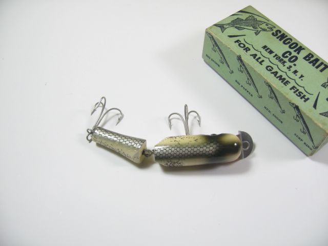 VINTAGE SNOOK BAIT CO. NY SALTWATER STRIPER SURF FISHING LURE  