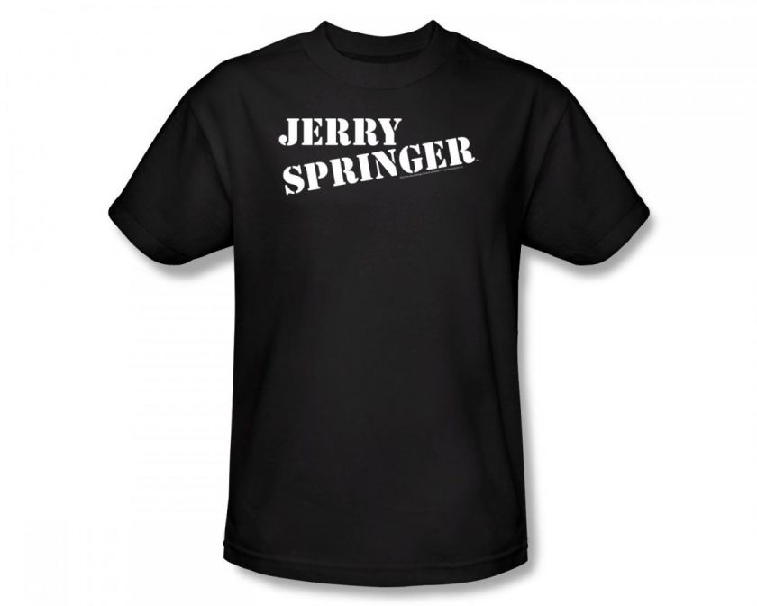 The Jerry Springer Show Logo NBC TV Show T Shirt Tee  