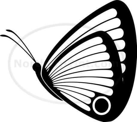 Tribal Butterfly Car Decal Window Sticker Wall Art #184  